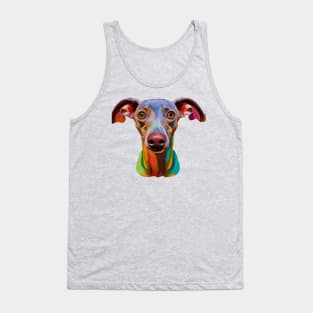 Italian Greyhound Piccolo Levriero Photo Art Tank Top